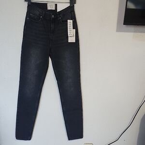 BDG Dark Washed Black High-Rise Skinny Jeans